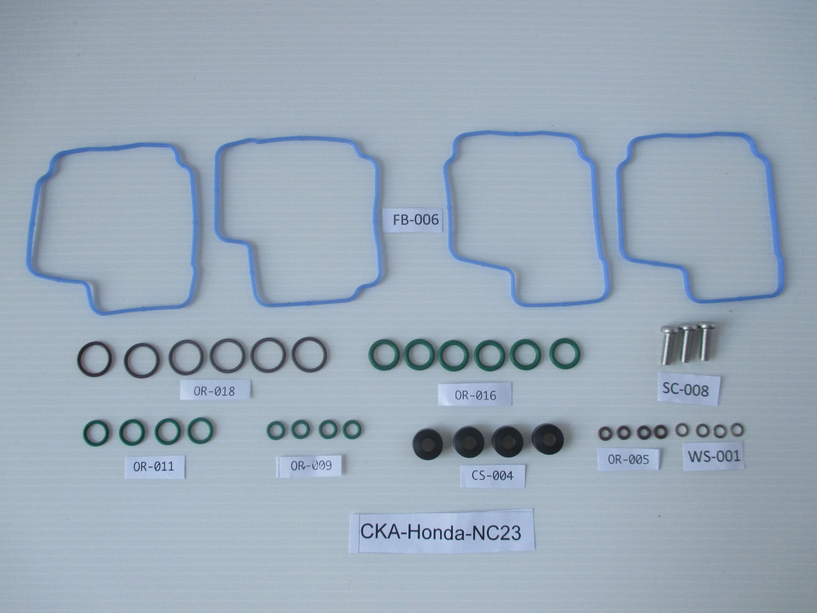 Carburateur Carb Repair Rebuild Kit Set pour Honda CBR250 NC19 CBR400 NC23 Enduro
