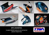 Kit, GRP, Complete bodywork set with Fuel Tank and Front Fender, painted Repsol, MC21, MC28 NSR250V