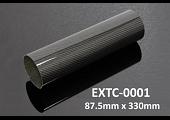Tube, Carbon, Round, 87.5mm x 330mm