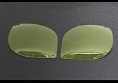 Cover, Yellow, Pair, Headlight, Upper Cowling, End