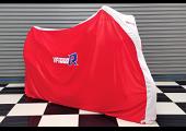 TYGA Bike Dust Cover, Red/White, Honda VF1000R