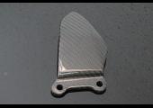 Heel Guard, Curved, Left Only, Carbon