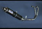 Set, Pipe, Race System, Yamaha R25/R3, Stainless, Round, Carbon Silencer