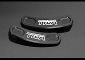 Tyga Step Kit Replacement Slot Covers, Pair, Black, MSX125 Grom