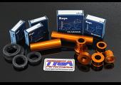 Wheel, Aluminium Spacer, Bearing, and Seal Kit, (Orange) KTM RC and Duke Series