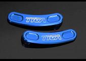 Tyga Step Kit Replacement Slot Covers, Pair, Blue, MSX125 Grom